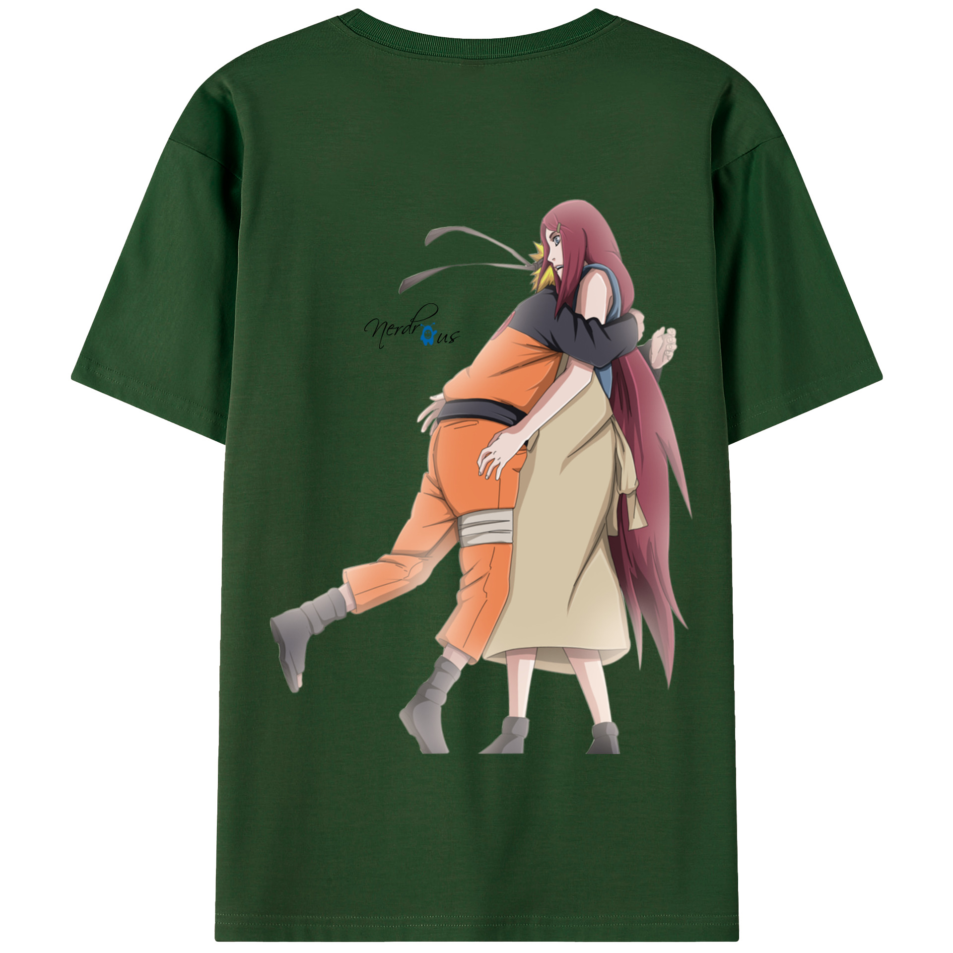 （画像用） NARUTO -ナルト- うずまき ナルト Uzumaki Naruto 綿100％半袖Tシャツ（背面プリント）